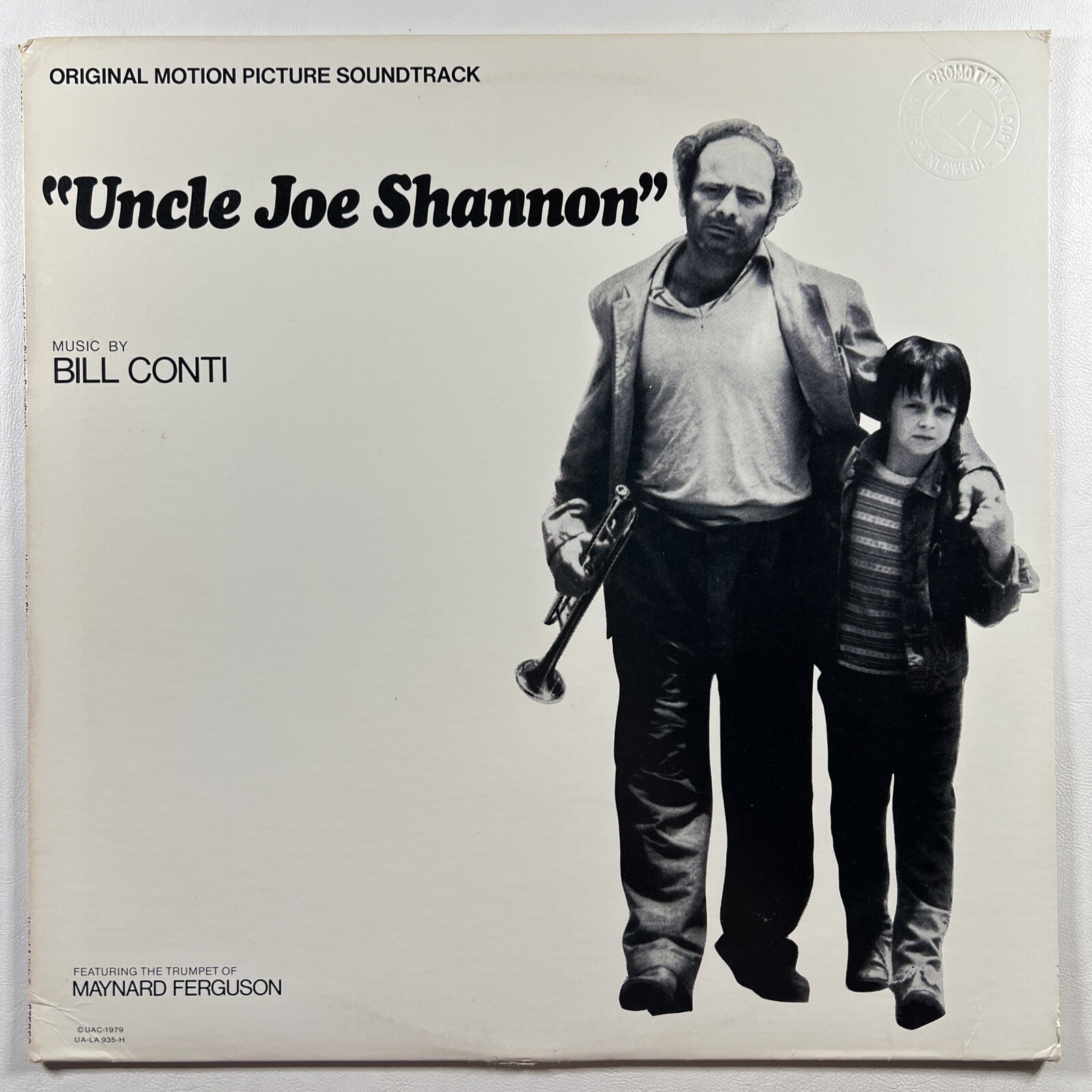 Uncle Joe Shannon Soundtrack LP/UALA935H (EX) 1979 Promo Conti Maynard Ferguson