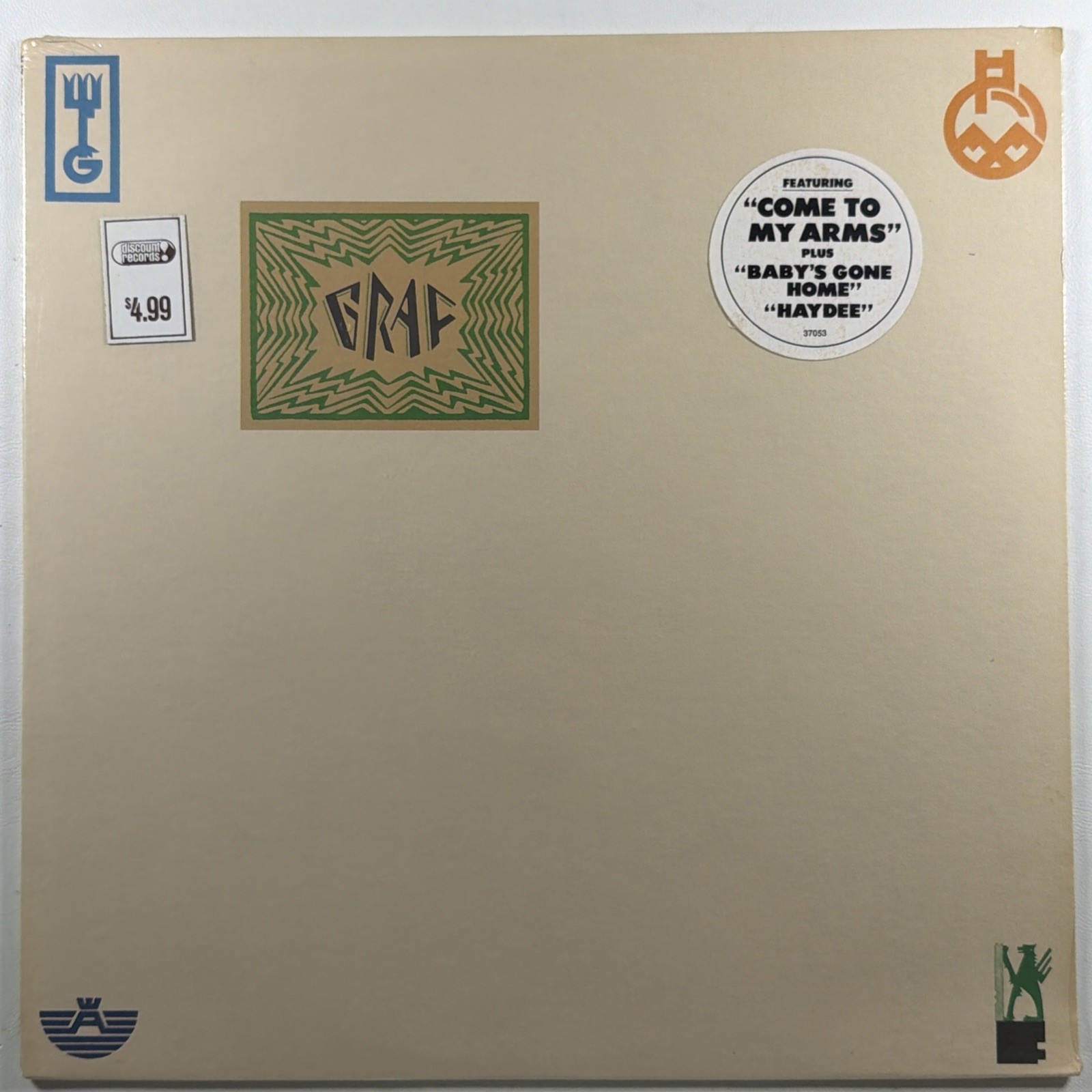 Graf - Self Released LP Precision NJZ 37053 Sealed 1981 Hype Sticker Rock