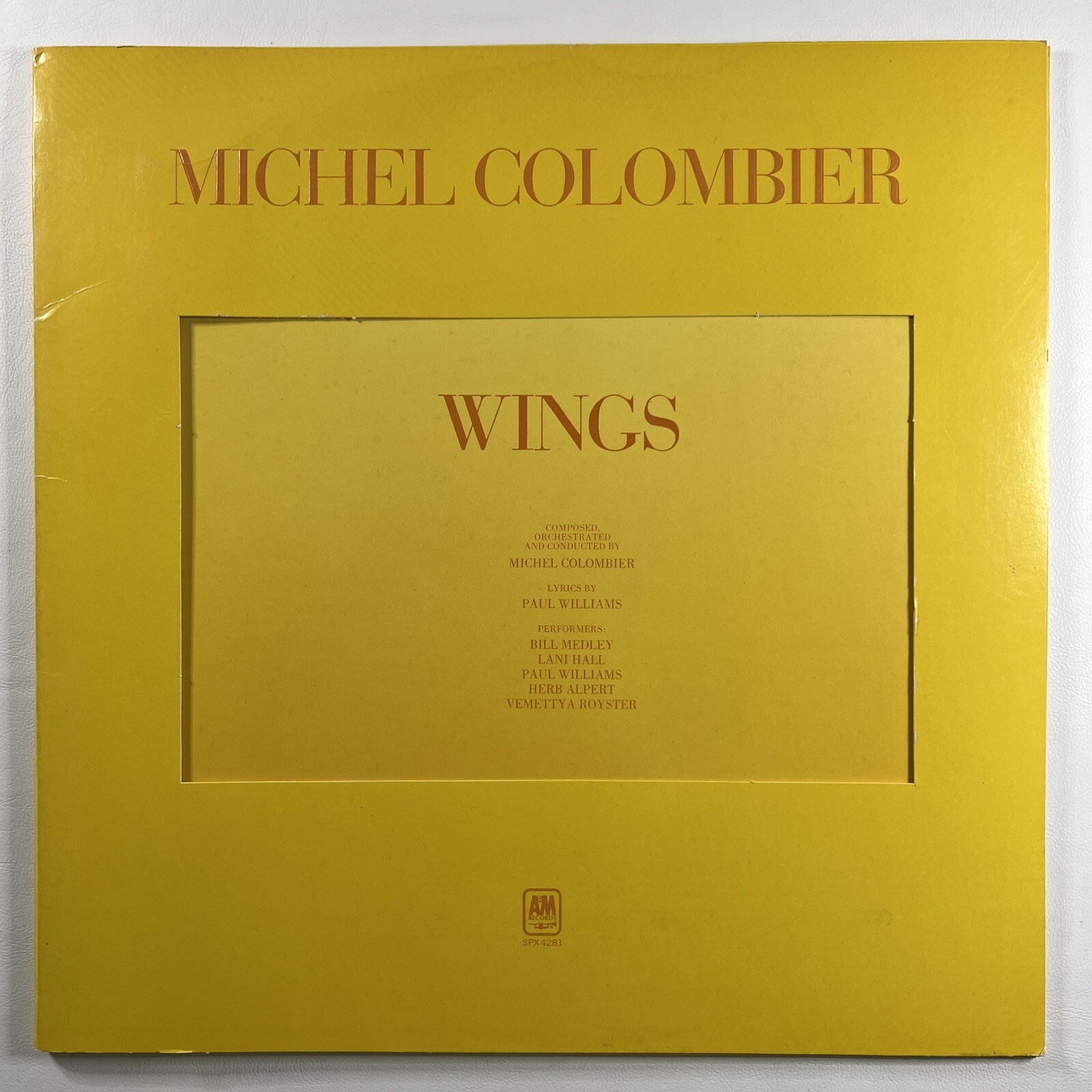 Michel Colombier “Wings” LP/A&M SPX 4281 (EX) White Label Promo 1971 Gatefold
