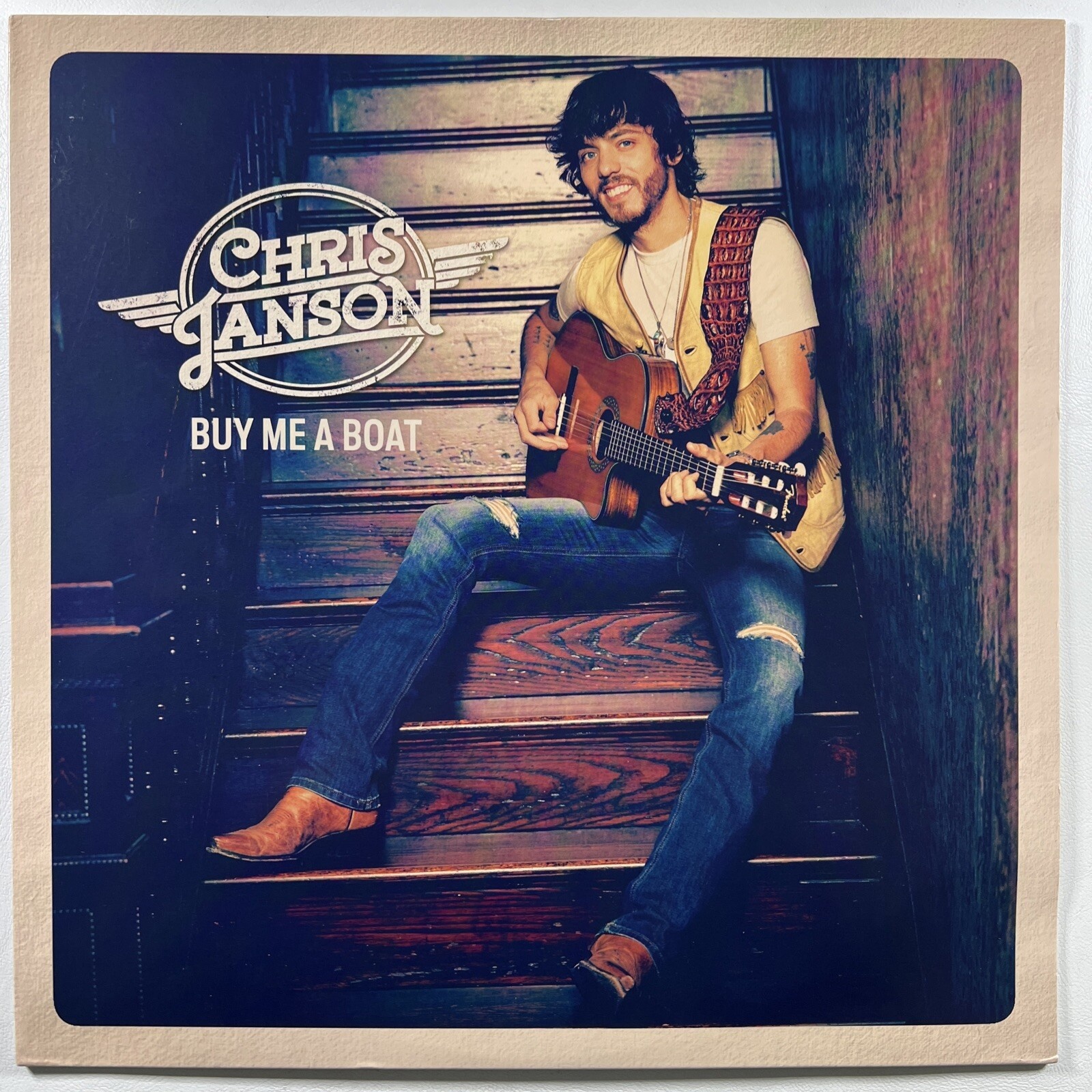 Chris Janson “Buy Me A Boat” LP/W. Bros. 552159-1 (EX) RSD Lim. Ed. 1500 Brown