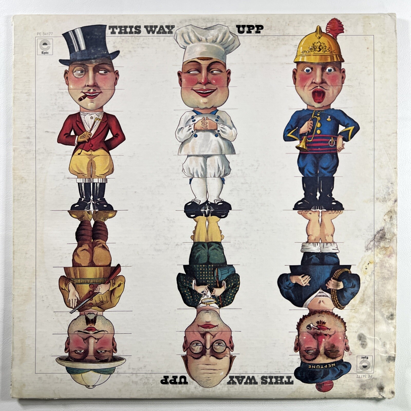 UPP “This Way Upp” LP/Epic PE 34177 White Label Press (VG) funk soul prog 1975