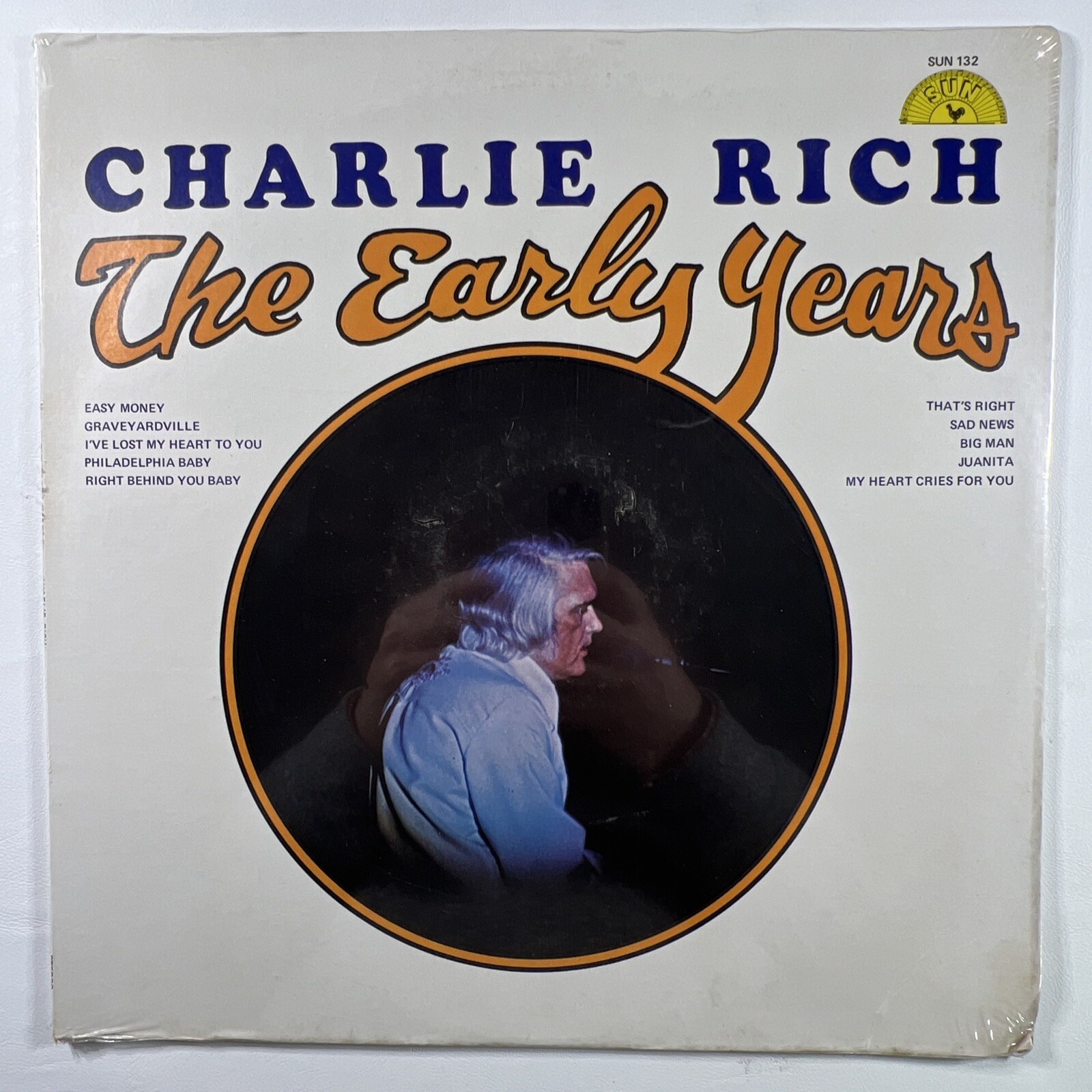 Charlie Rich “The Early Years” LP/Sun Records SUN 132 (SEALED) 1974