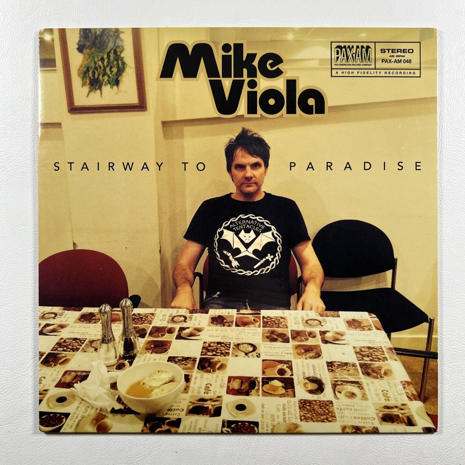 Mike Viola “Stairway To Paradise” Single 7”/Pax Americana (EX) 2015 Ltd. Ed