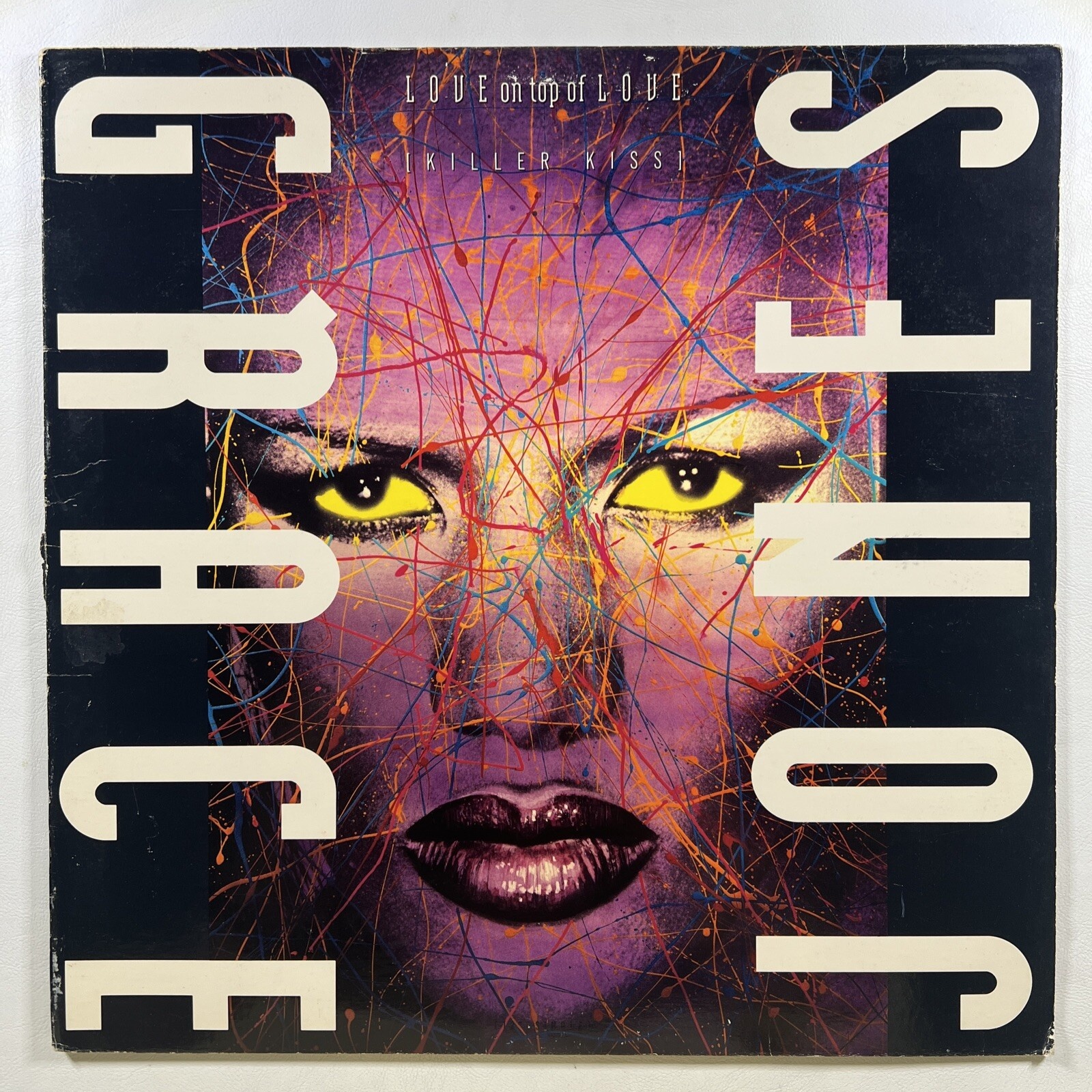 Grace Jones “Love On Top Of Love (Killer Kiss)” 12" Single/Capitol V-15508 (EX)