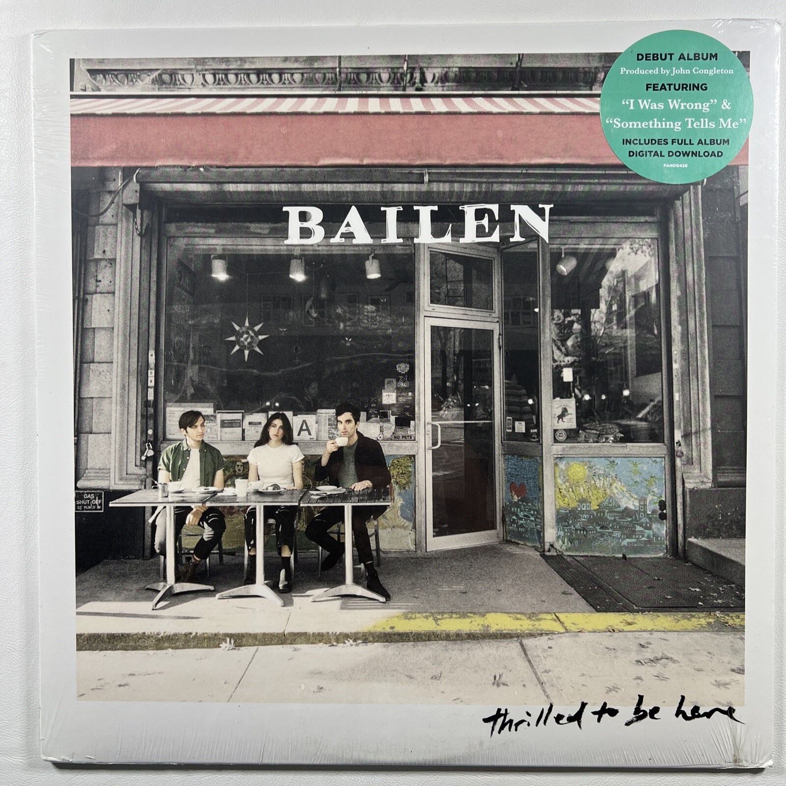 Bailen “Thrilled To Be Here” LP/Fantasy FAN00428 (Sealed) Pink Hype 2019