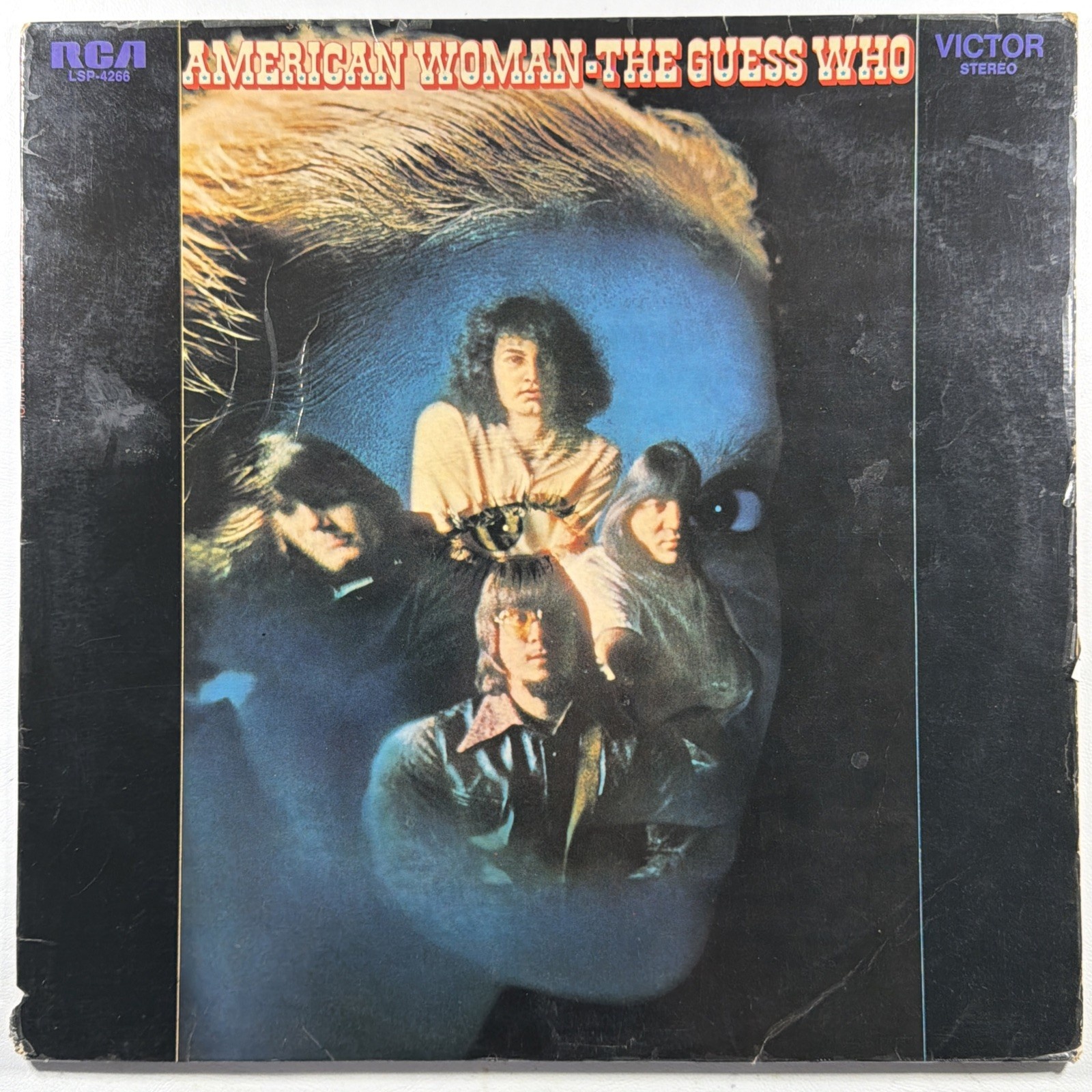 Guess Who -American Woman LP RCA Victor LSP-4266 VG+ 1970 Germany Poster