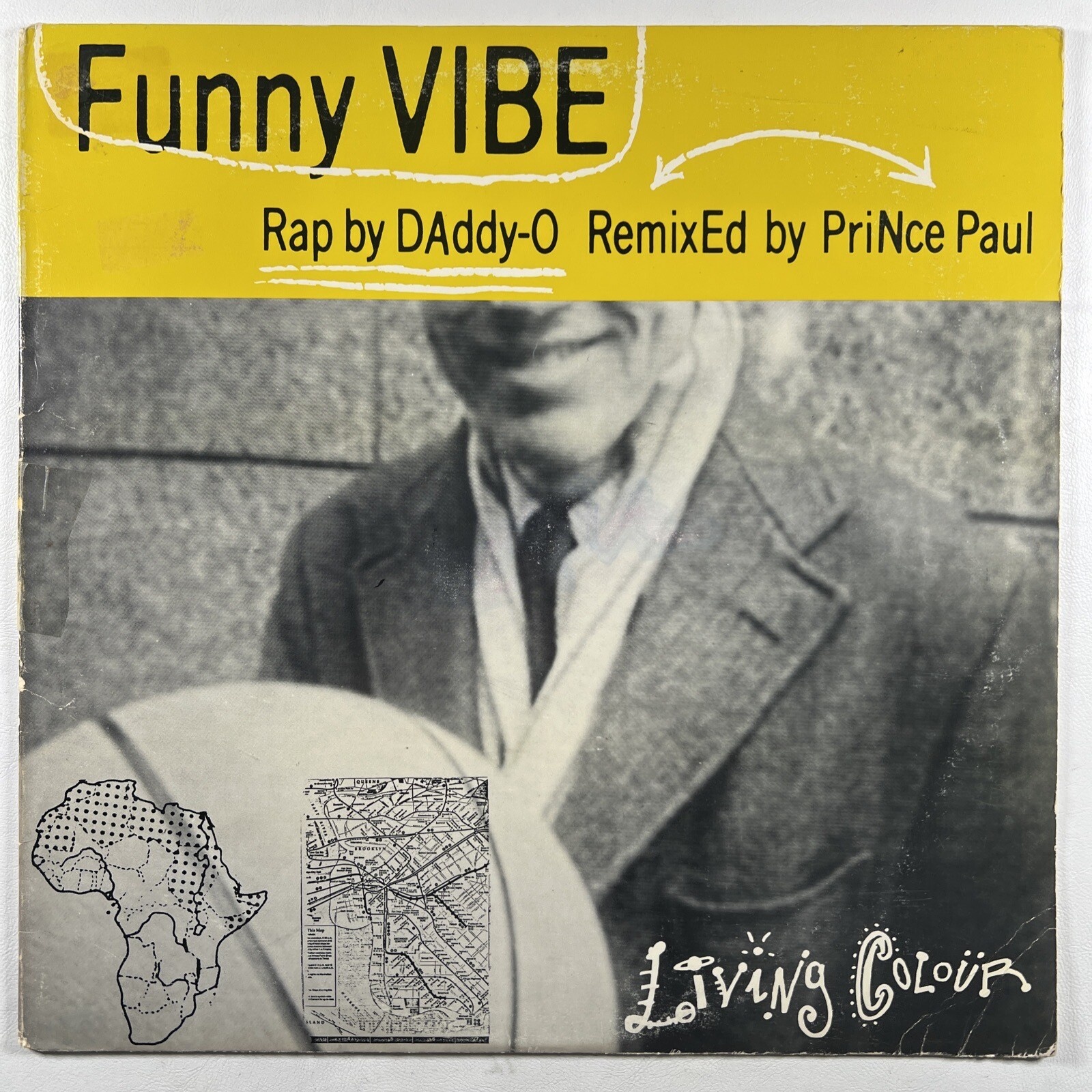 Living Colour “Funny Vibe” Feat. Daddy-O 12" Single/Epic 4973107 (EX) Promo 1989