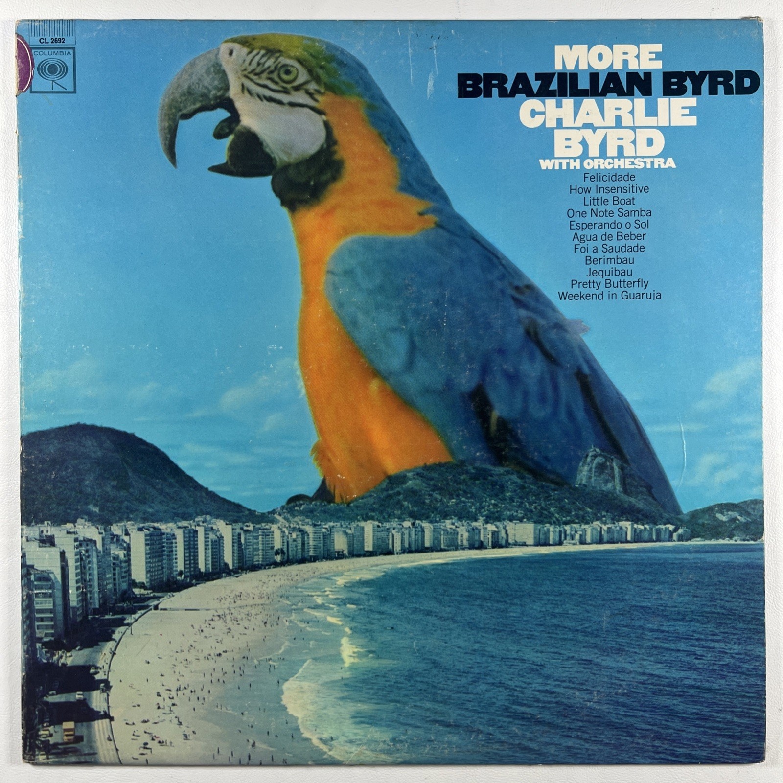 Charlie Byrd W/ Orchestra - More Brazilian Byrd LP Columbus CL 2692 EX 1967 Jazz