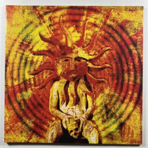 Unholy “Blood Of The Medusa” LP/Closed Casket (EX) 2007 Insert Red/Yellow Vinyl