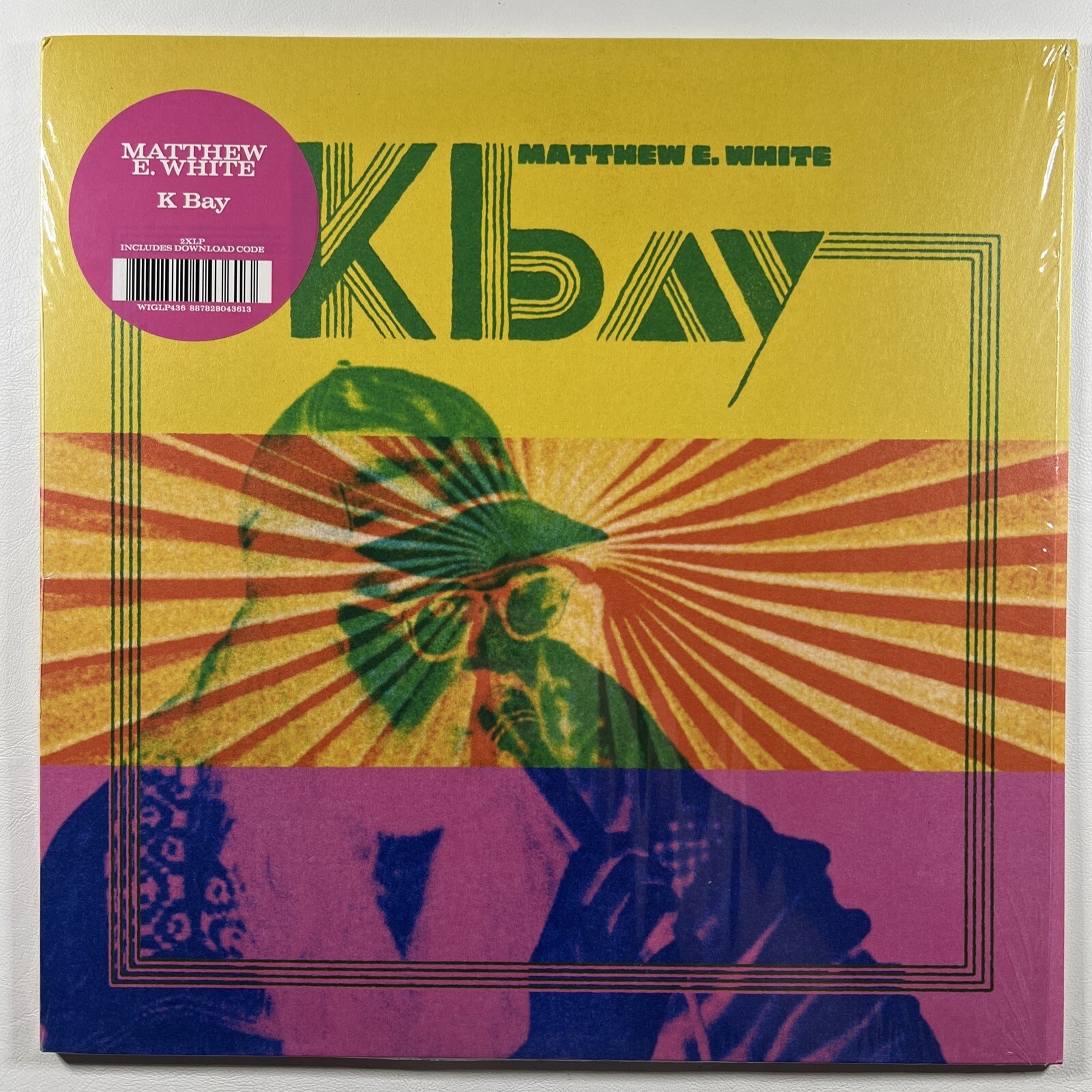 Matthew E White “K Bay” 2LP/Domino (EX) Shrinkwrap Insert Hype UK
