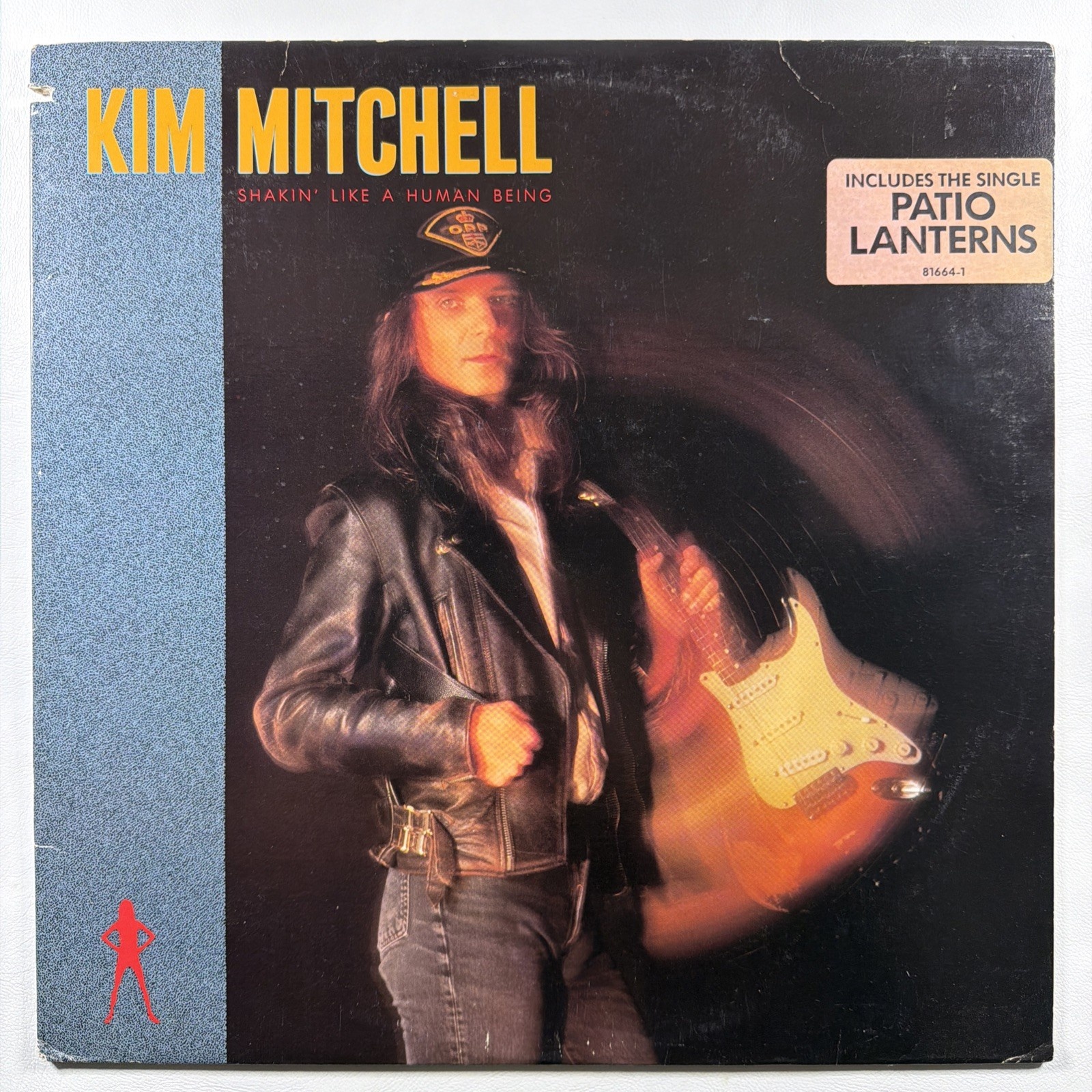 Kim Mitchell - Shakin’ Like A Human Being LP Atlantic 81664-1 EX Promo 1986 Rock