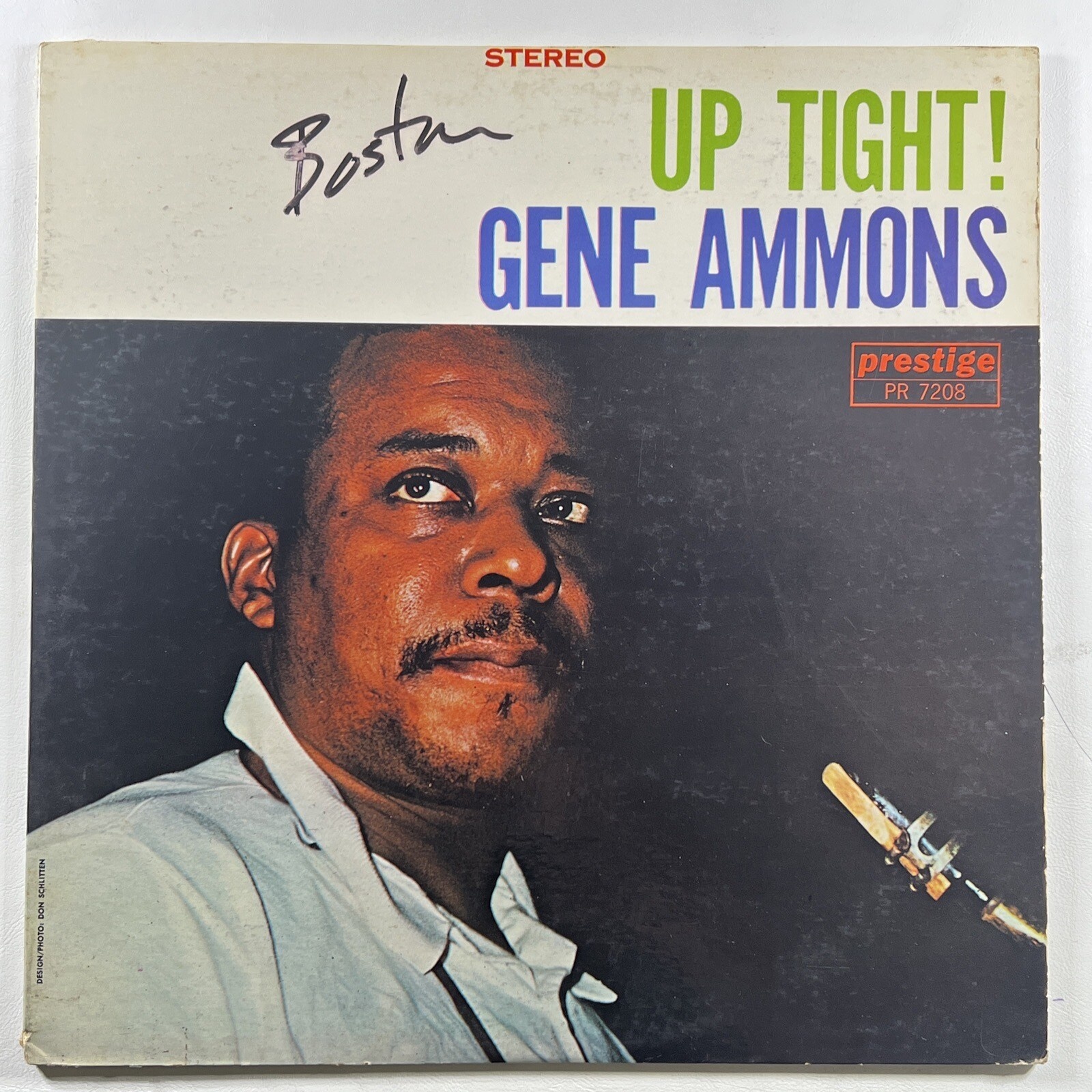 GENE AMMONS “Up Tight!” LP PRESTIGE PR-7208 Stereo 1961 Jazz