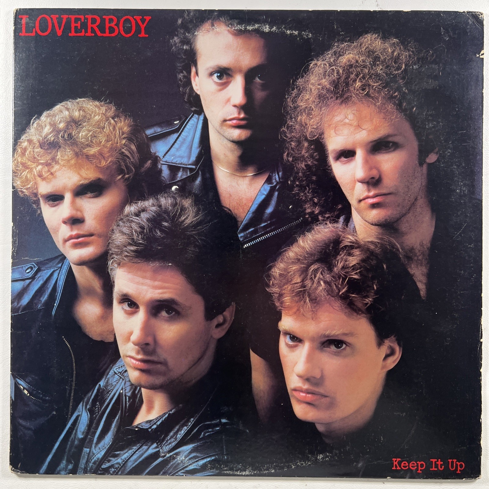 Loverboy - Keep It Up LP Columbia QC 38703 EX 1983 Insert Hot Girls In Love