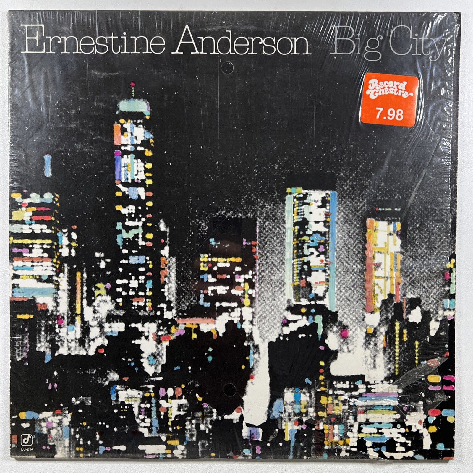 Ernestine Anderson “Big City” LP/Concord CJ-214 (EX) Shrinkwrap 1983