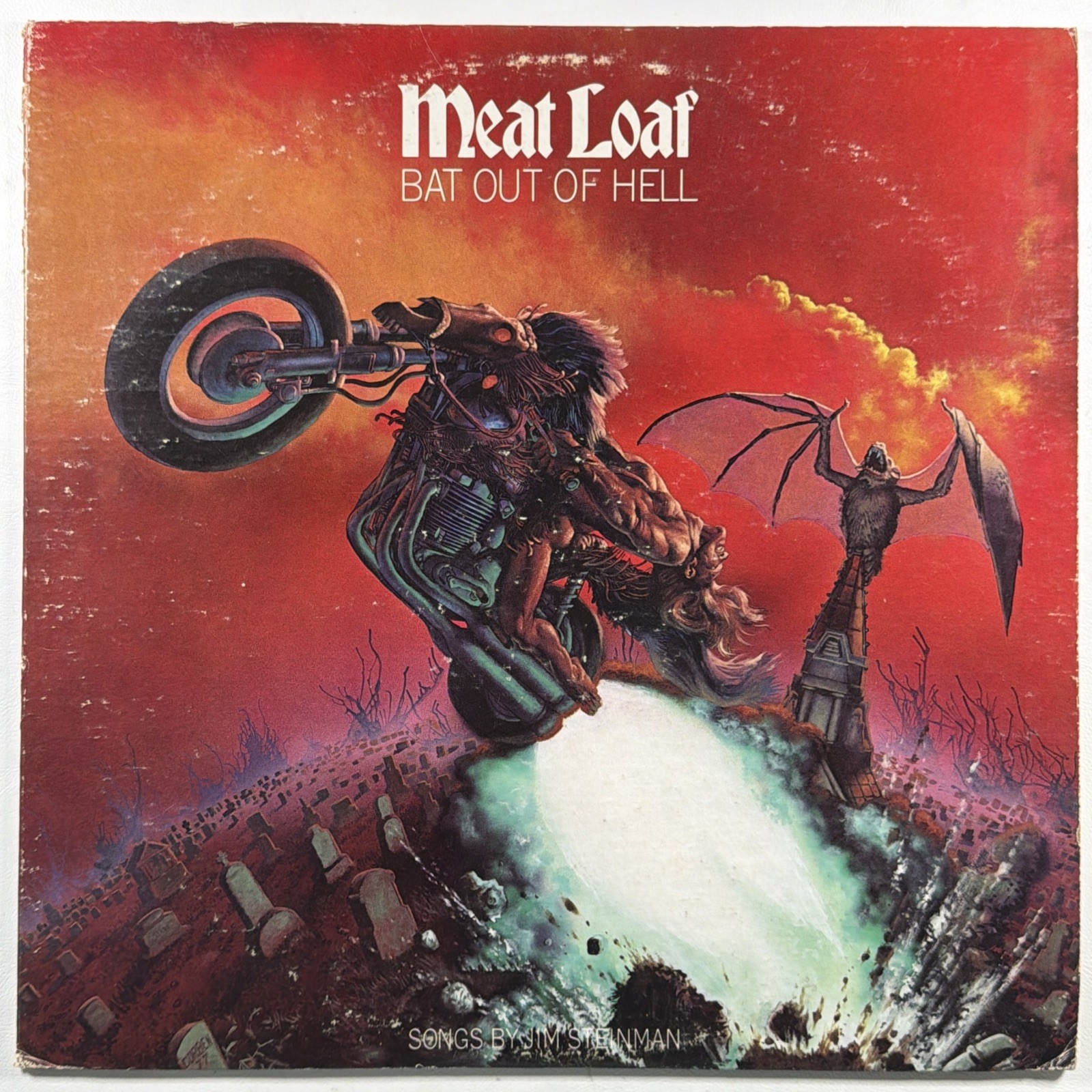 Meat Loaf - Bat Out of Hell LP Epic PE 34974 EX 1977 Paradise By The Dashboard