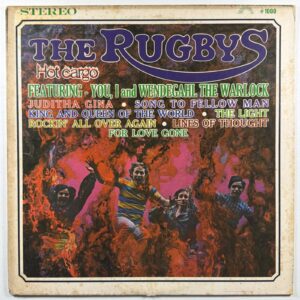 The Rugbys - Hot Cargo LP Amazon Records #1000 VG+ 1969 White Label Promo Rock