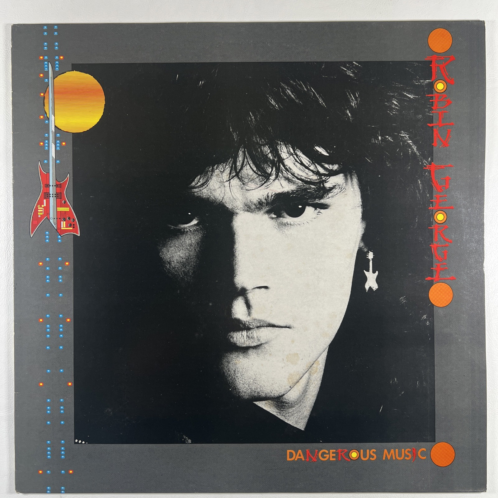 Robin George “Dangerous Music” LP/Bronze BRON 554 (NM) UK 1985 Insert