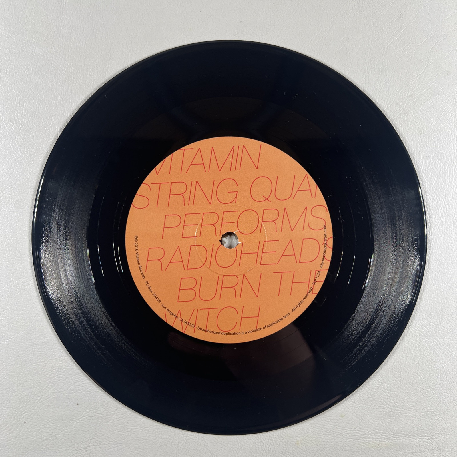 Vitamin String Quartet “True Love Waits/Burn The Witch” Single 7” (EX) RSD 2016 - Image 5