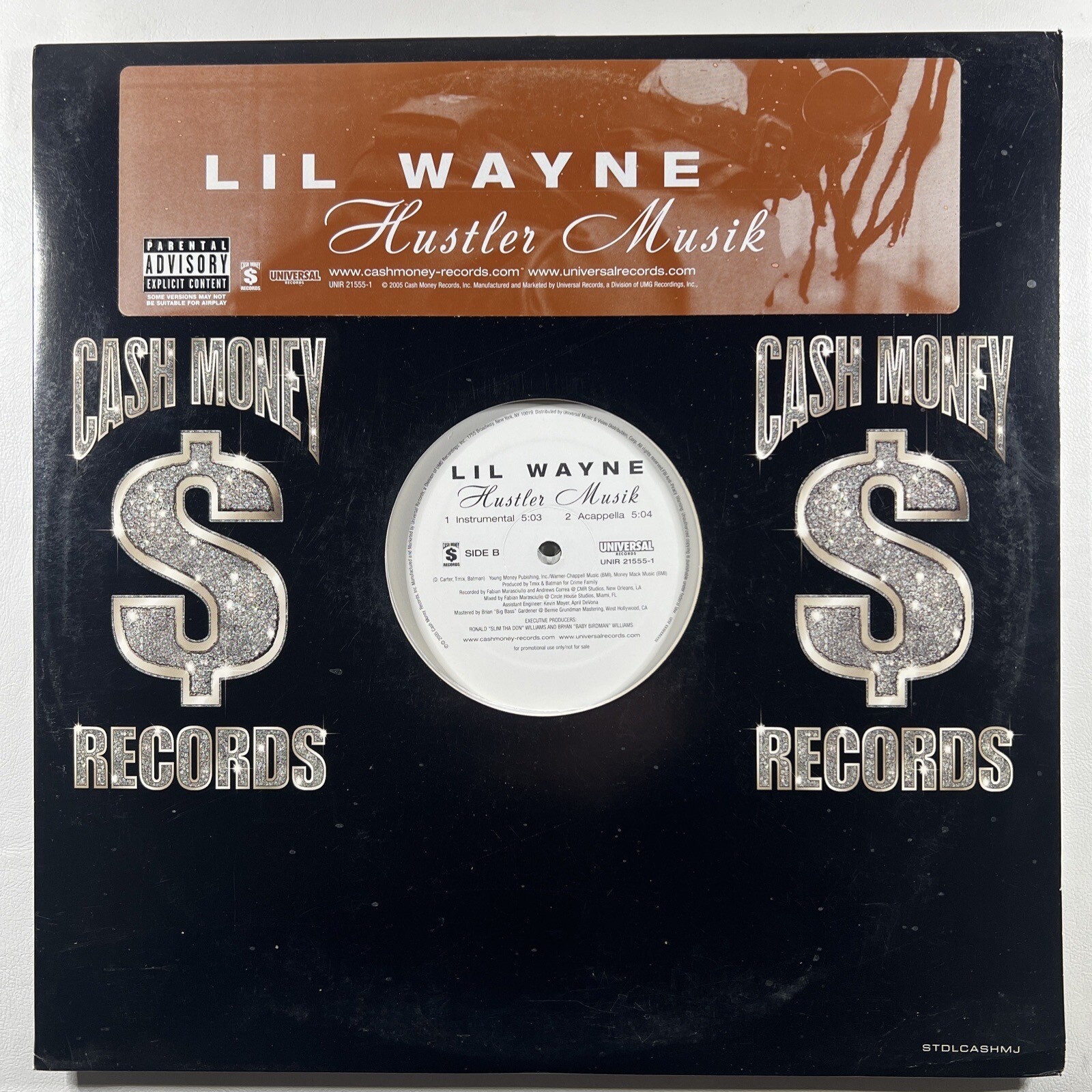 LIL WAYNE "Hustler Musik” (2) Single 12”/Cash Money (NM) Promo 2005