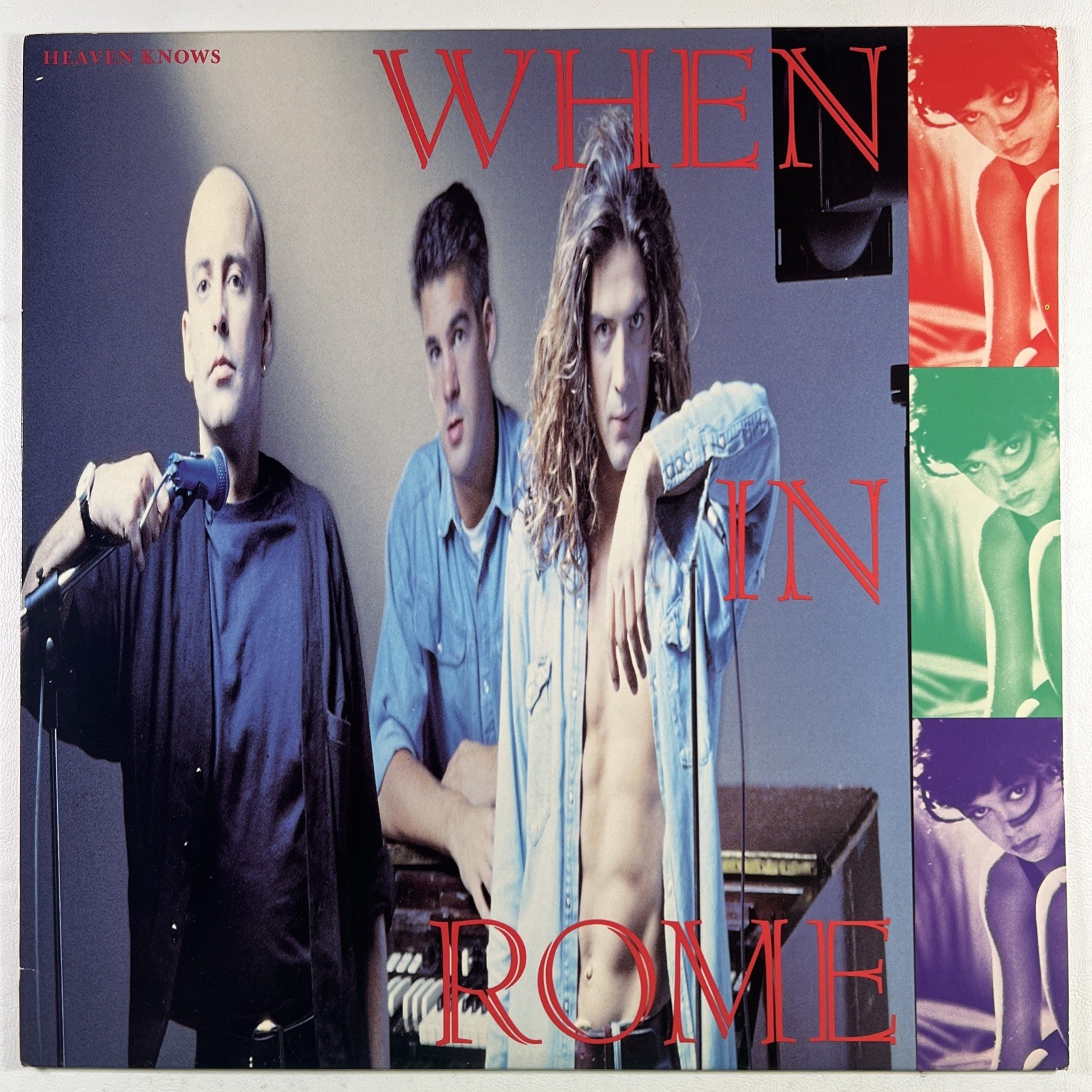 When In Rome “Heaven Knows” Single 12”/Virgin 96589 (NM) 45RPM 1988 Synth-Pop