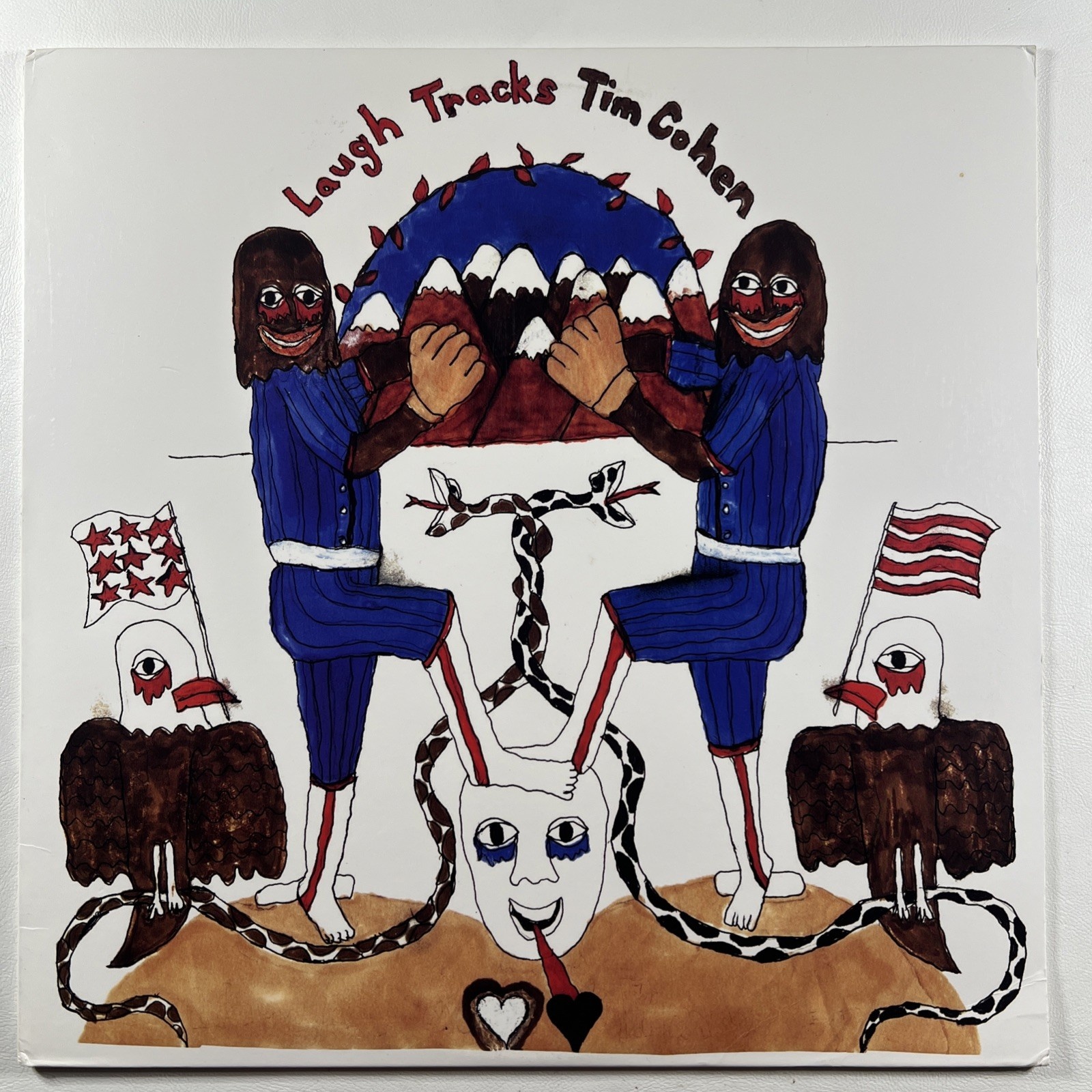 Tim Cohen - Laugh Tracks LP Captured Tracks CT-62 NM 2010 Poster Insert