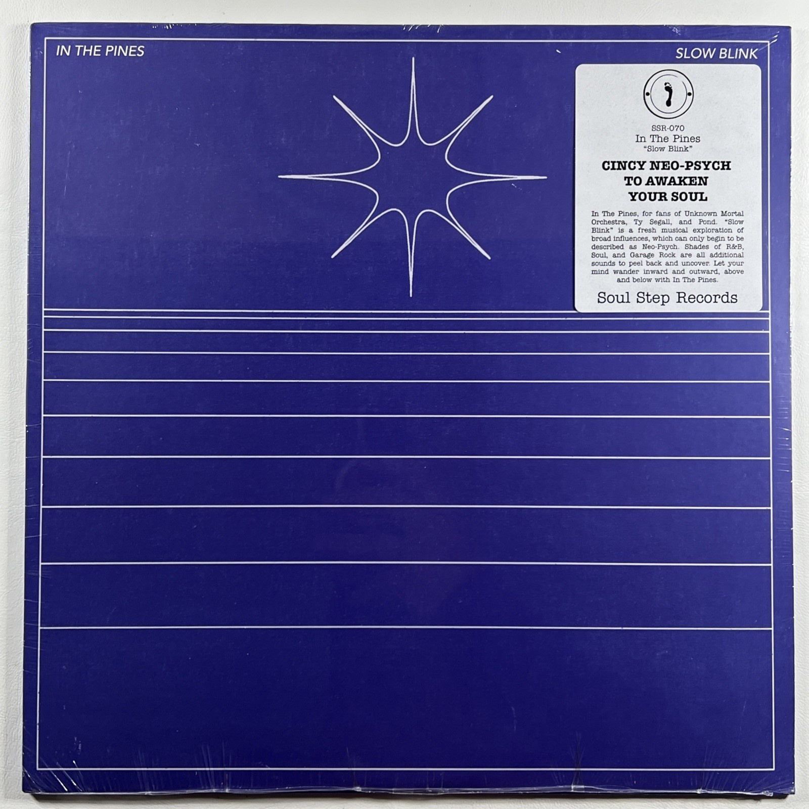 In The Pines - Slow Blink LP Soul Step Records SSR-070 Sealed Ltd Ed 2021 Color