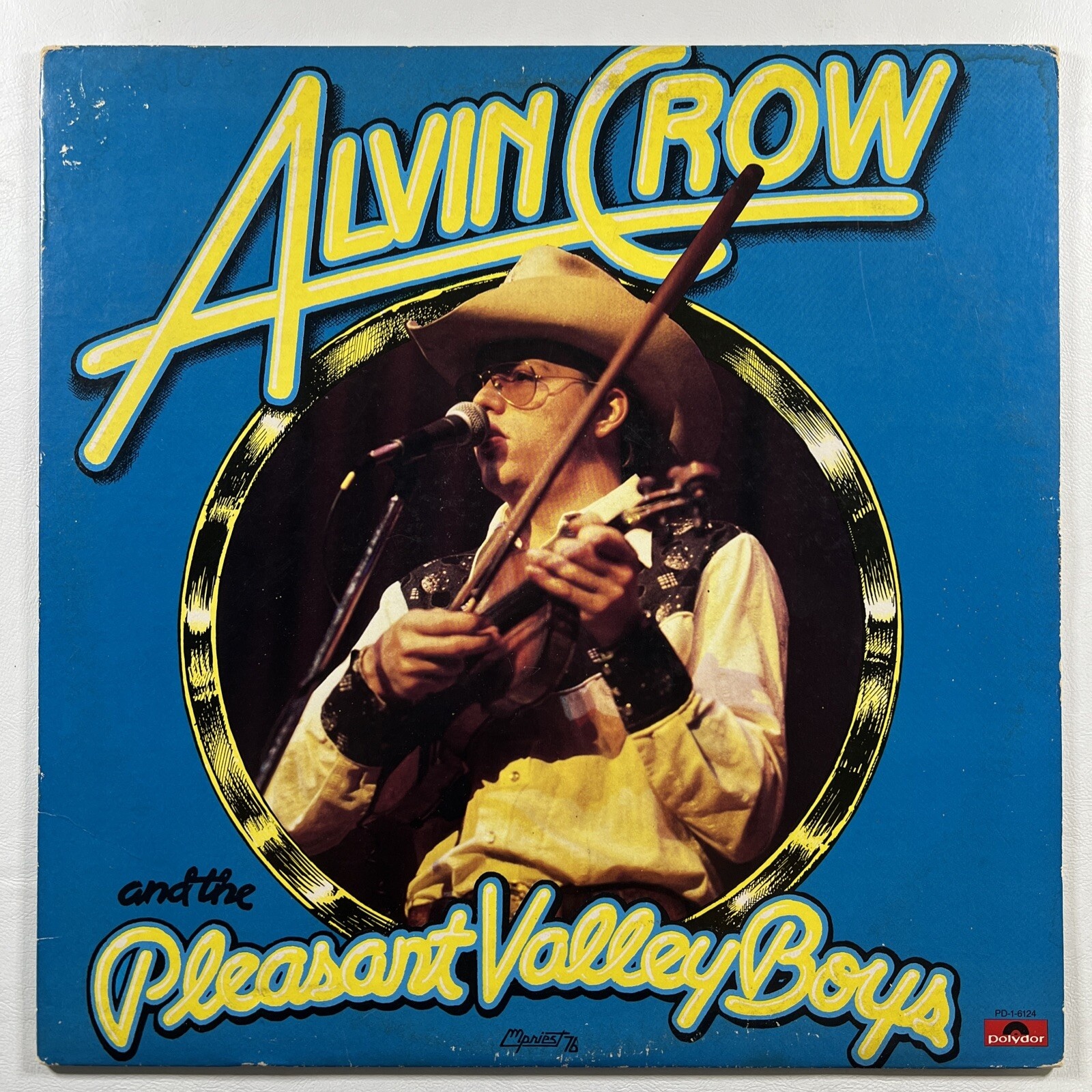 Alvin Crow & The Pleasant Valley Boys “Self-Titled” LP/Polydor White Promo 1975