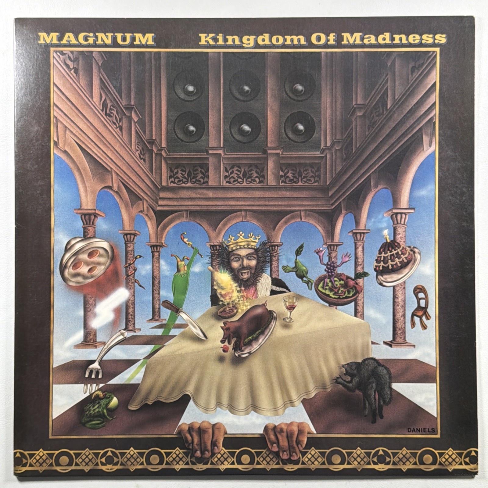 Kingdom Of Madness - Magnum L P Jet JZ35811 NM Promo 1978 w/Timing Strip