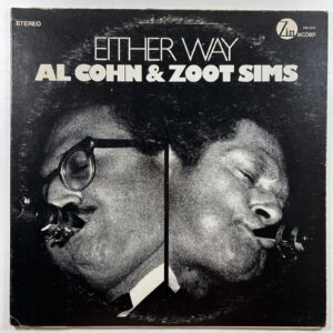 AL COHN & ZOOT SIMS Either Way ZMS2002 LP Vinyl VG++ Cover VG