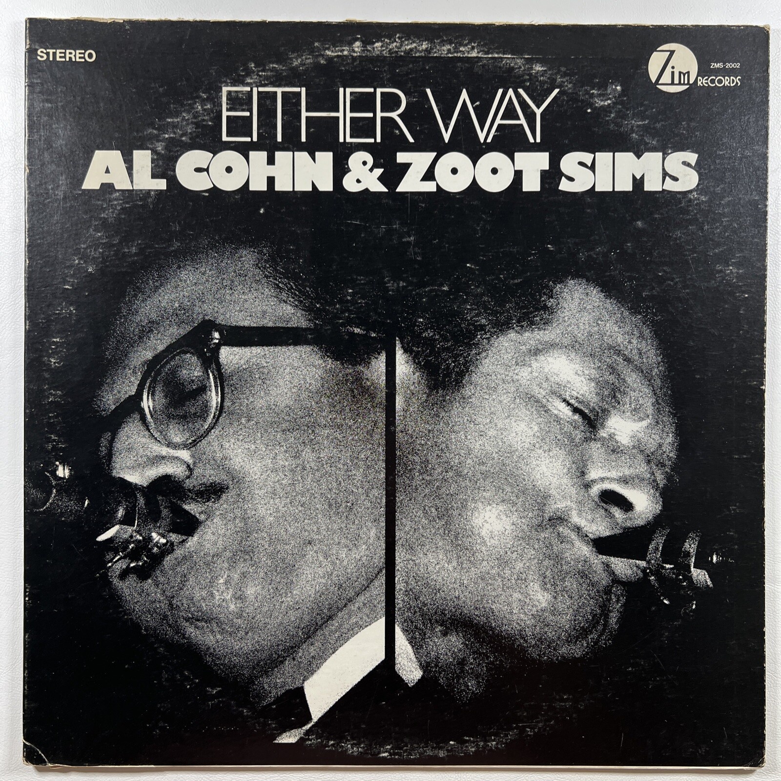 AL COHN & ZOOT SIMS Either Way ZMS2002 LP Vinyl VG++ Cover VG