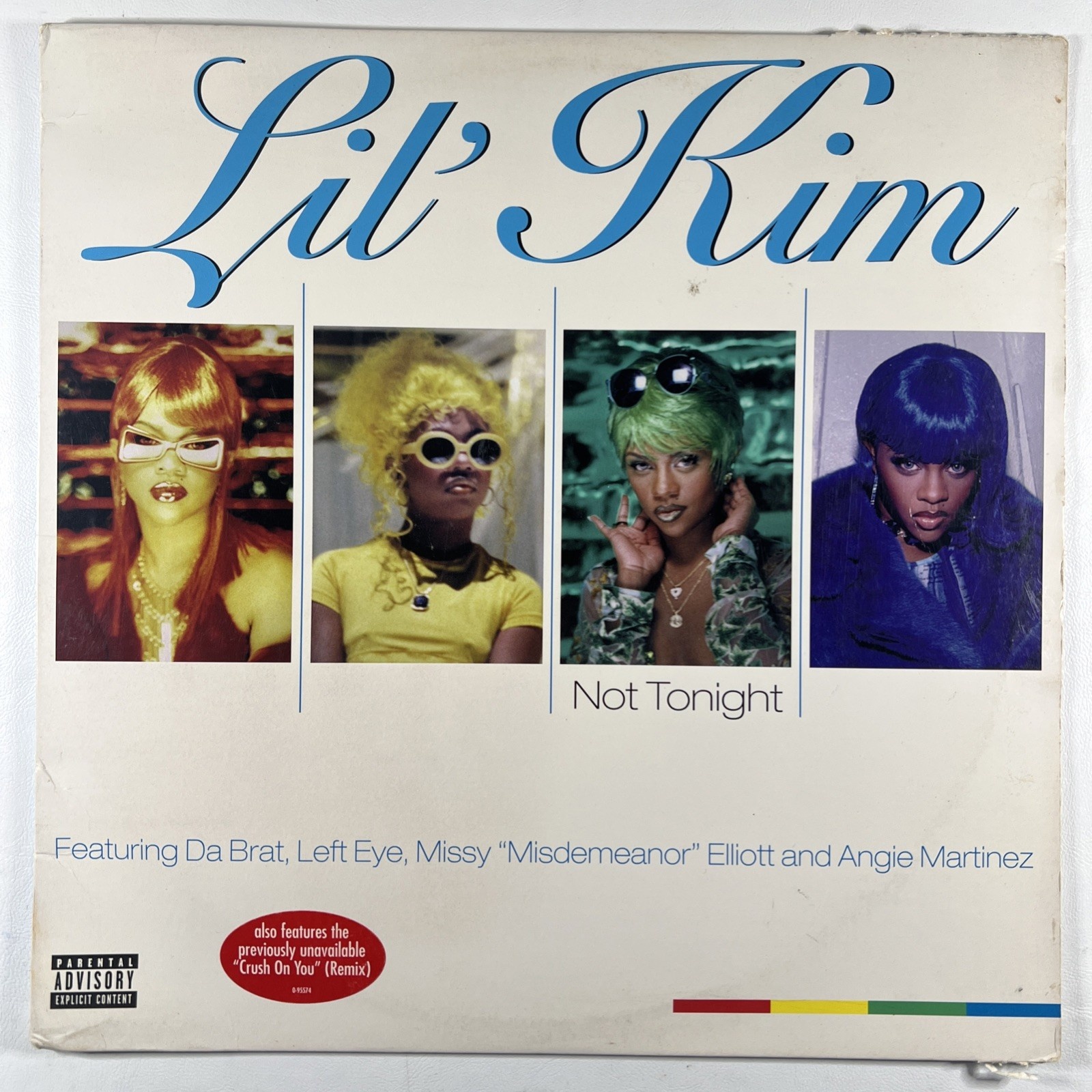 Lil’ Kim “Not Tonight/Crush On U” Single 12”/Big Beat (VG+) 1997 Left Eye, Missy