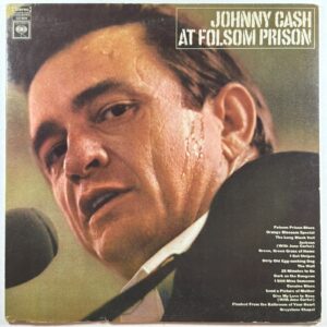 Johnny Cash – At Folsom Prison LP Columbia CS 9639 VG+ 1968 2-Eye June Carter