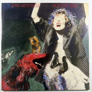 Joni Mitchell – Dog Eat Dog LP Geffen Records GHS 24074 EX 1985 Gatefold