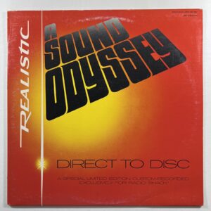 Realistic “A Sound Odyssey, Direct To Disc” LP/Radio Shack 50-1007 (EX) Red