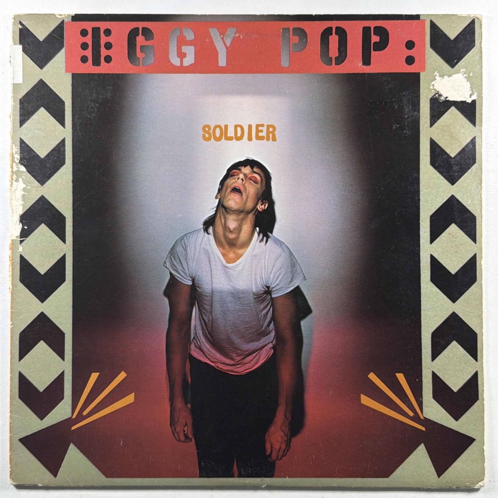 Iggy Pop - Soldier LP Arista Records AL 5-8172 VG+ 1980 Punk New Wave