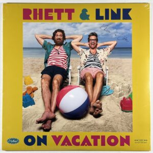 Rhett And Link “On Vacation” LP/Mythical Records (Sealed) Ltd Ed 2020 Pink 45RPM