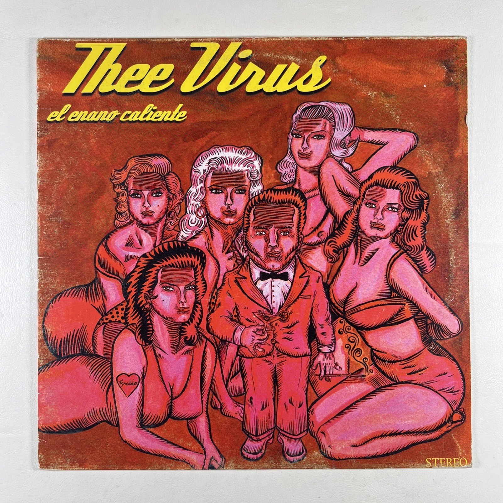 Thee Virus “El Enano Caliente” Mini LP/El Beasto (EX) Spain 2001 Clear