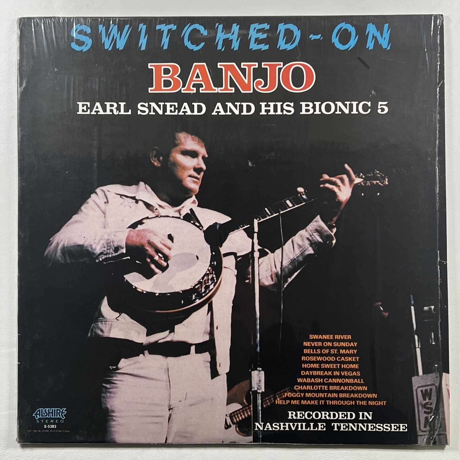 Earl Snead & His Bionic 5 “Switched-On Banjo” LP/Alshire S-5383 (NM) Shrink 1982