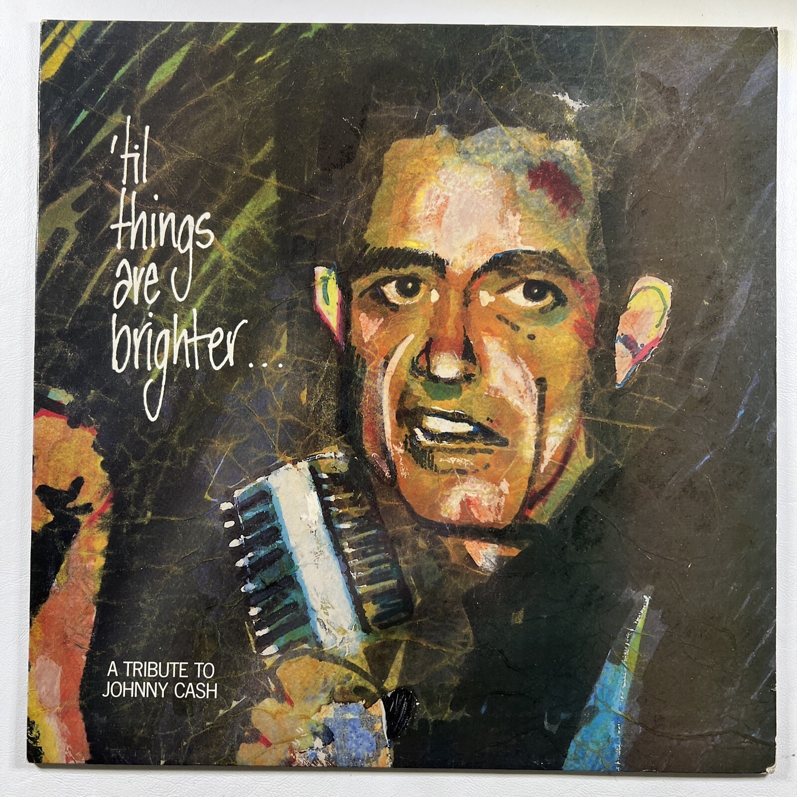 'Til Things Are Brighter: Tribute To Johnny Cash LP/Red Rhino (EX) 1988 UK