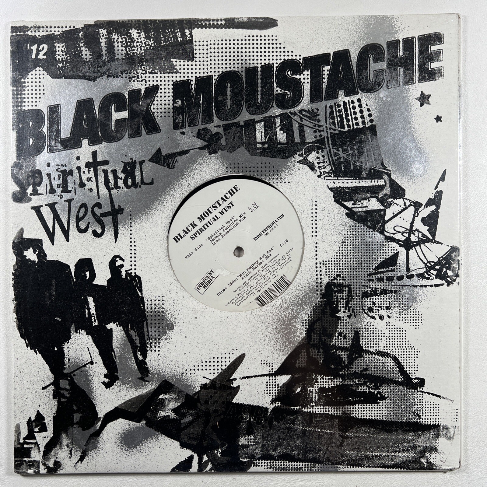 Black Moustache “Spiritual West” LP/Indecent (Sealed) 2005 Limited Ed. 29/1000