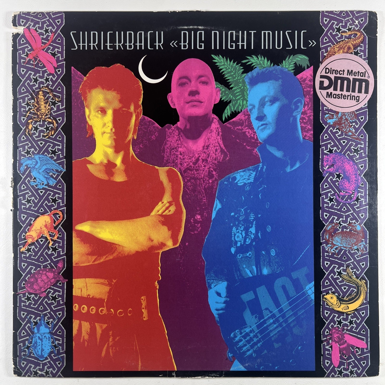 Shriekback - Big Night Music LP 1986 Island 90552-1 EX Promo Direct Metal Master