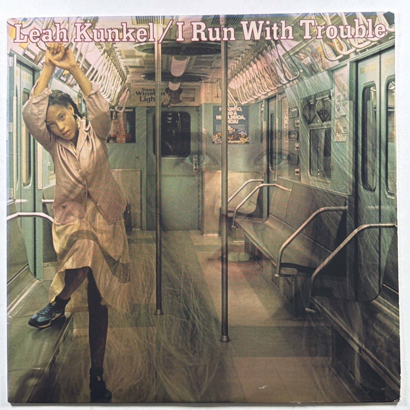 Leah Kunkel - I Run With Trouble On LP Columbia JC36398 EX 1980 Folk Rock