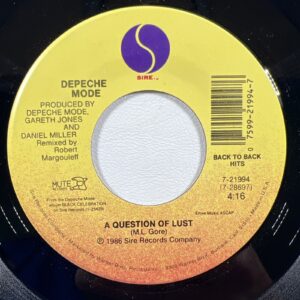 Depeche Mode “A Question Of Lust / People Are People” Single 7”/Sire (EX) 1987