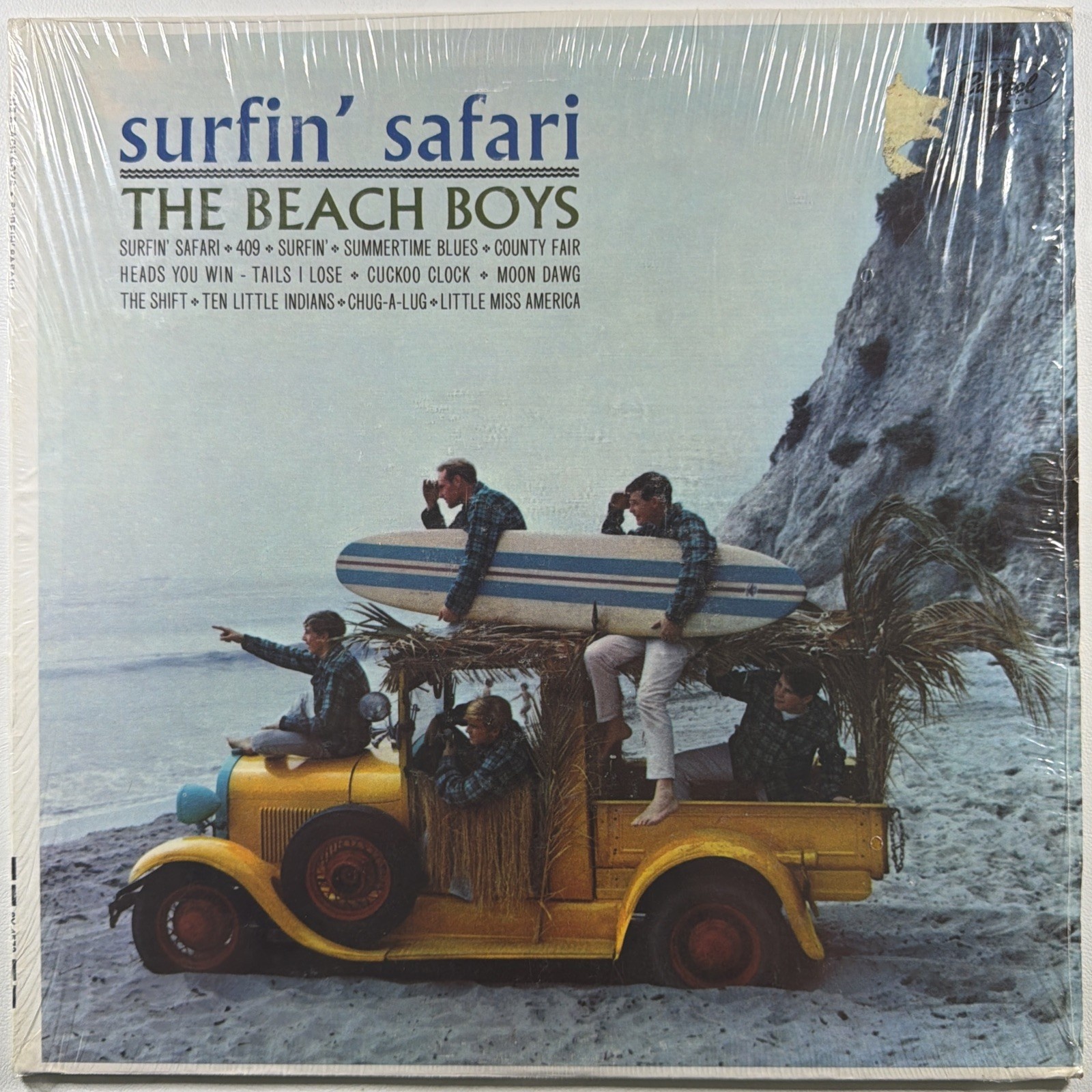 The Beach Boys - Surfin Safari LP Capitol SY-4572 EX 1972 Reissue Shrinkwrap