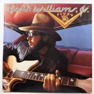 Hank Williams, Jr. - Five-O LP Curb Records 1-25267 VG+ 1985