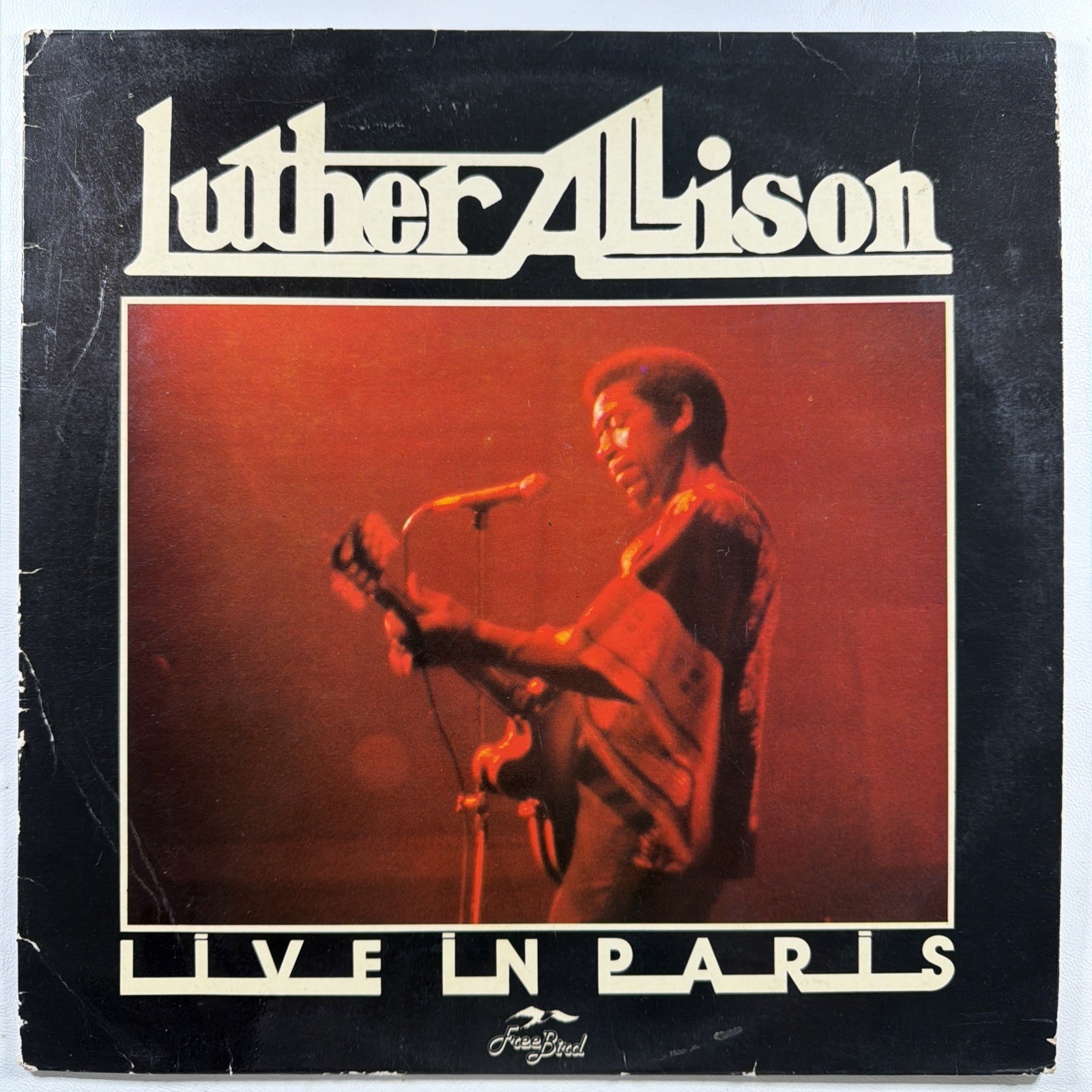 Luther Allison - Live In Paris LP Freebird FLY06 VG+ 1979 France Blues
