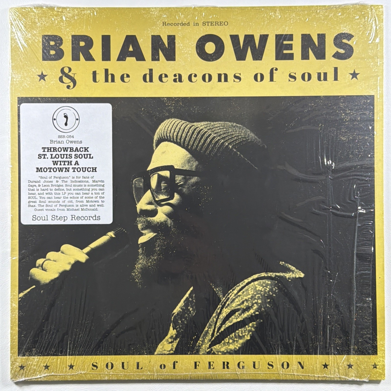 Brian Owens & The Deacons Of Soul - Soul Of Ferguson LP Soul Step NM Red 2017