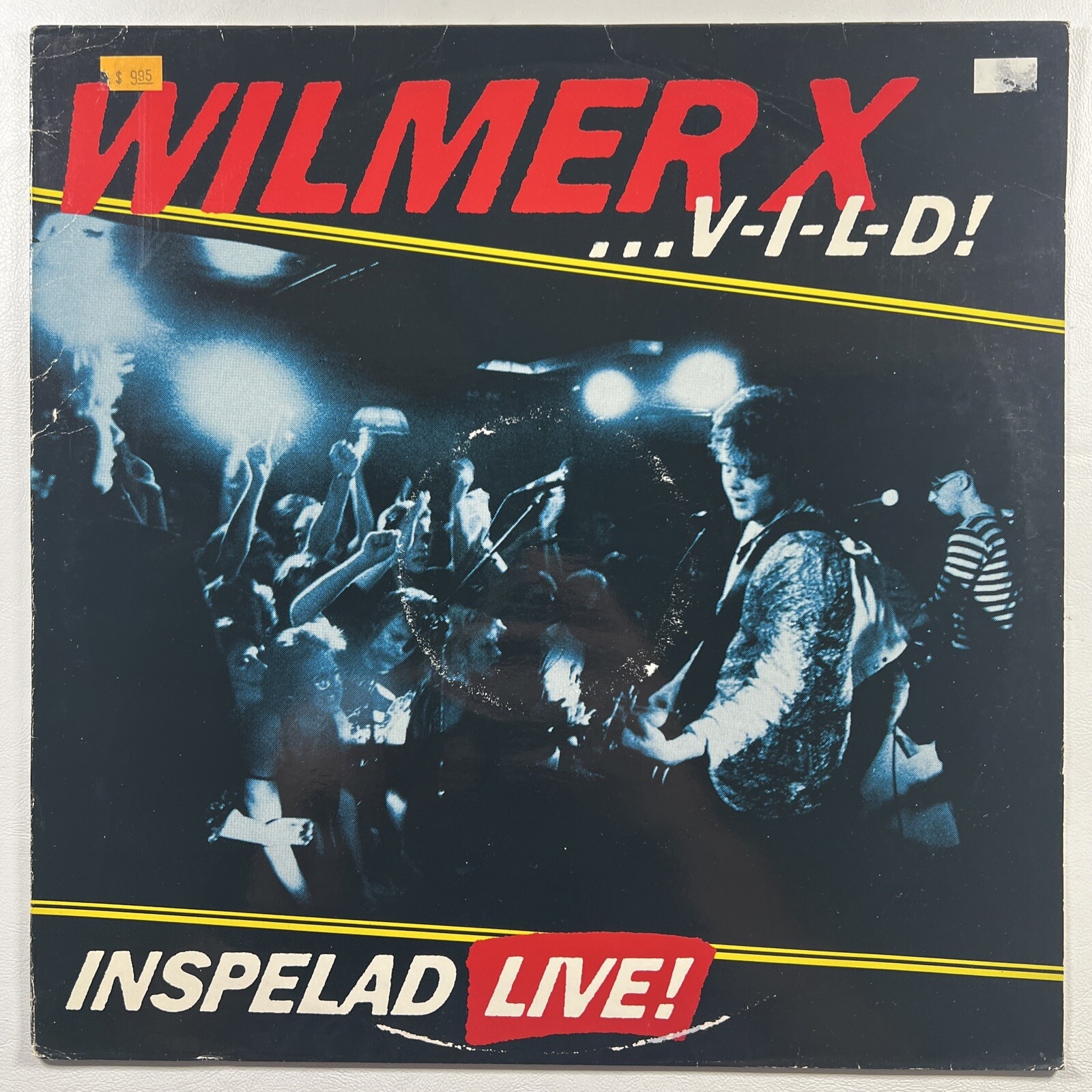 Wilmer X “V-I-L-D” LP/MNWP 147 (NM) Live Sweden 1986
