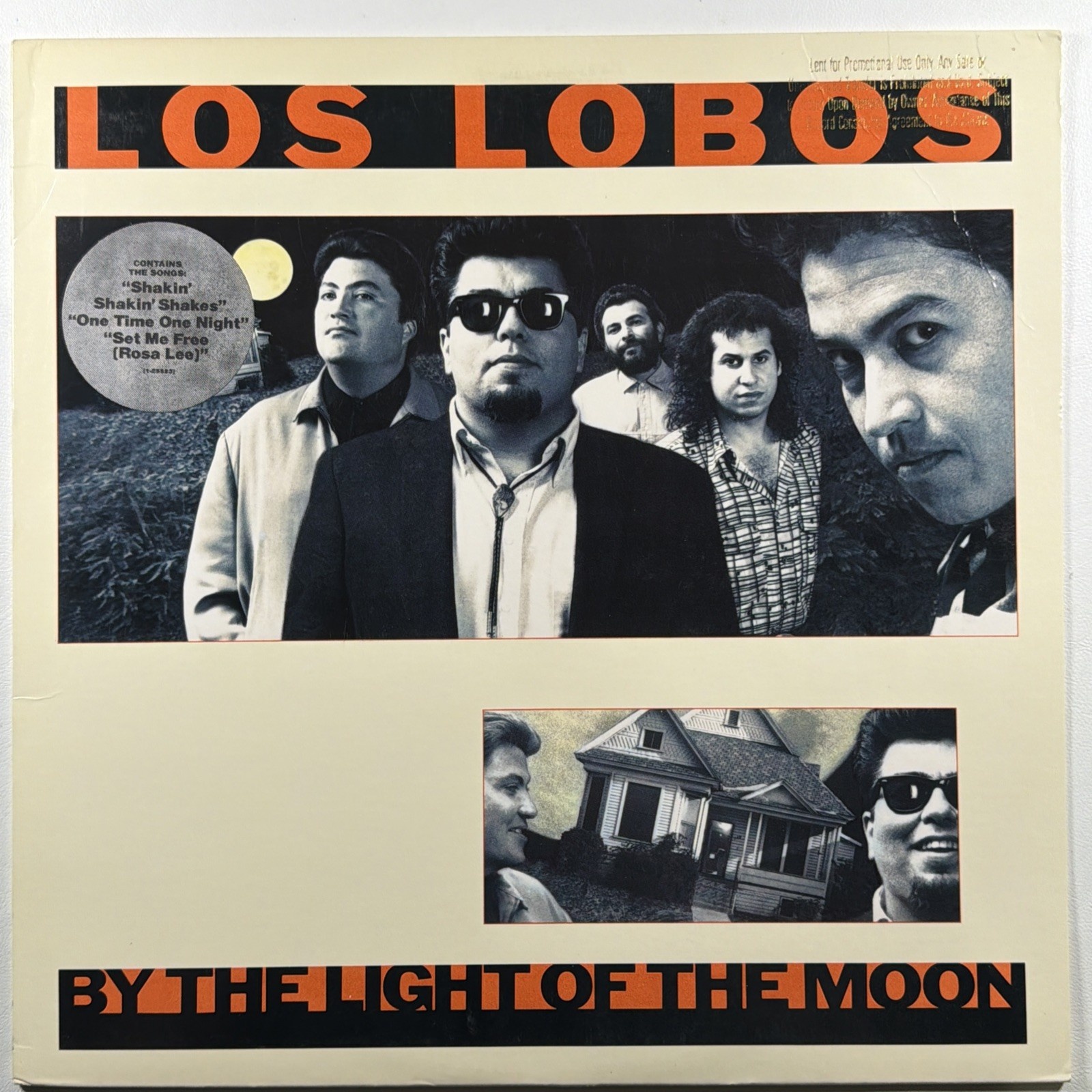 Los Lobos - By The Light Of The Moon LP Slash 25523-1 NM Promo 1987