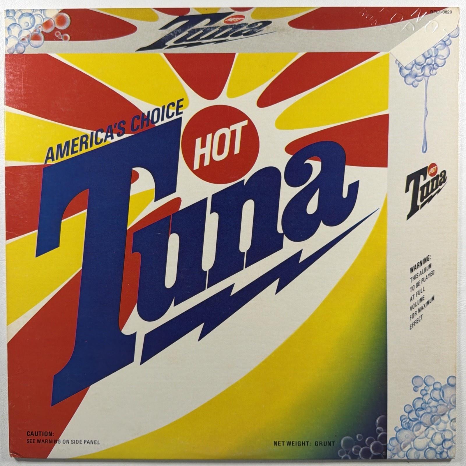 Hot Tuna - America's Choice LP Grunt Records BFL1-0820 NM 1975 Promo